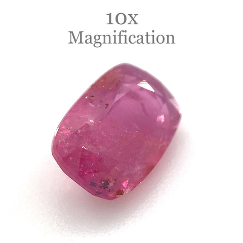 1.51ct Cushion Red Ruby Unheated