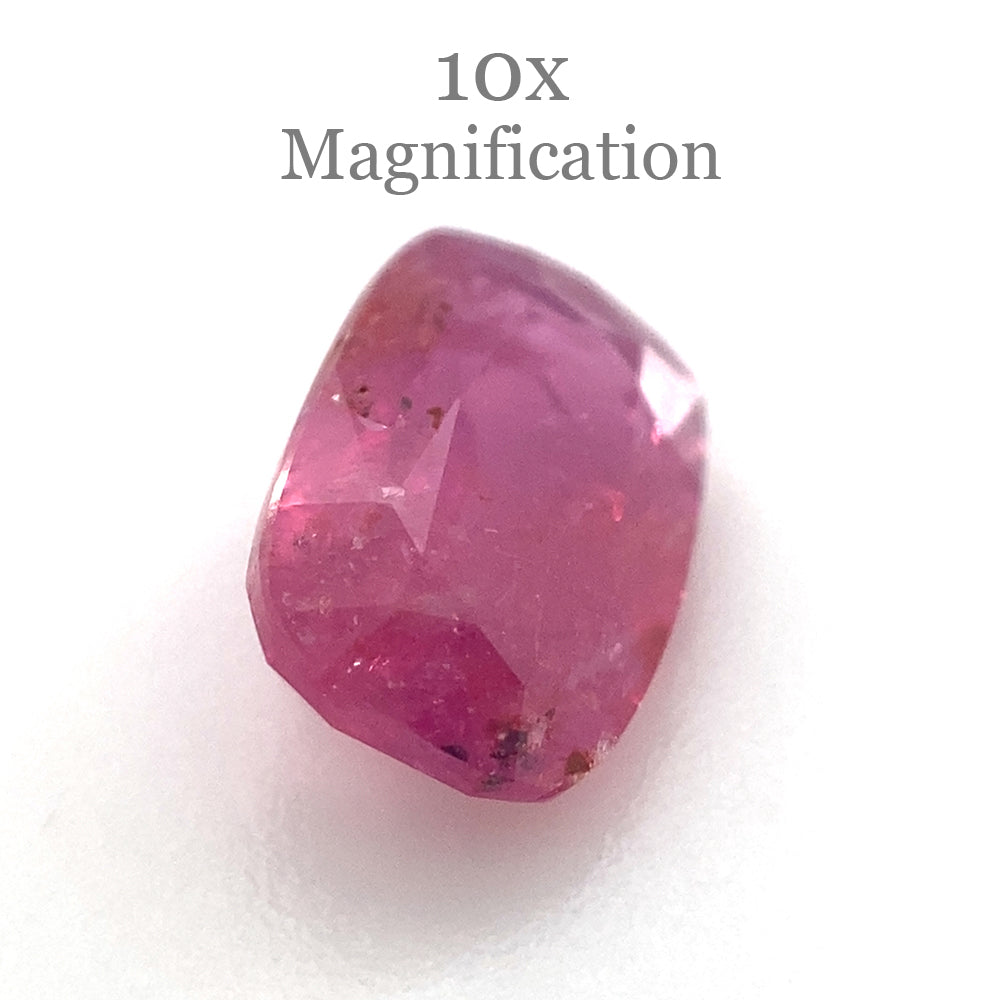 1.51ct Cushion Red Ruby from Tanzania, unheated natural gemstone by SkyJems Canadian gem specialists