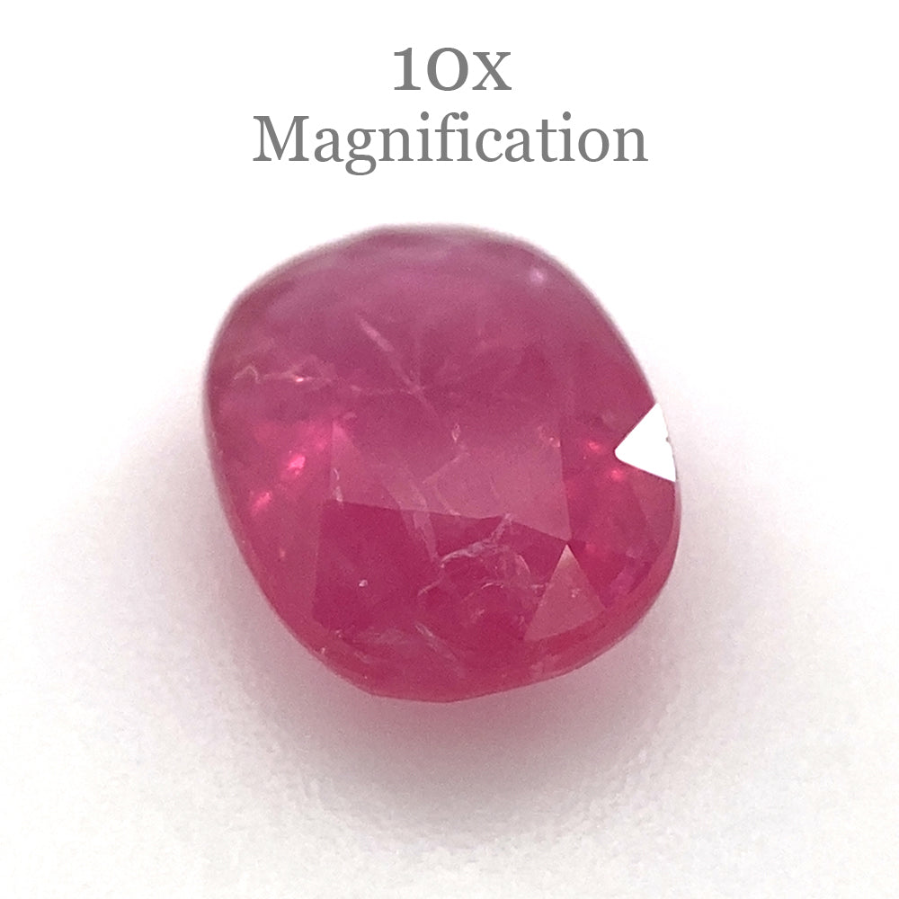 1.26ct Oval Mozambique Red Ruby, unheated natural gemstone from SkyJems Canadian gem specialists