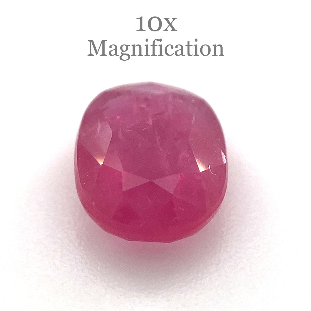 1.26ct Oval Mozambique Red Ruby, unheated natural gemstone from SkyJems Canadian gem specialists