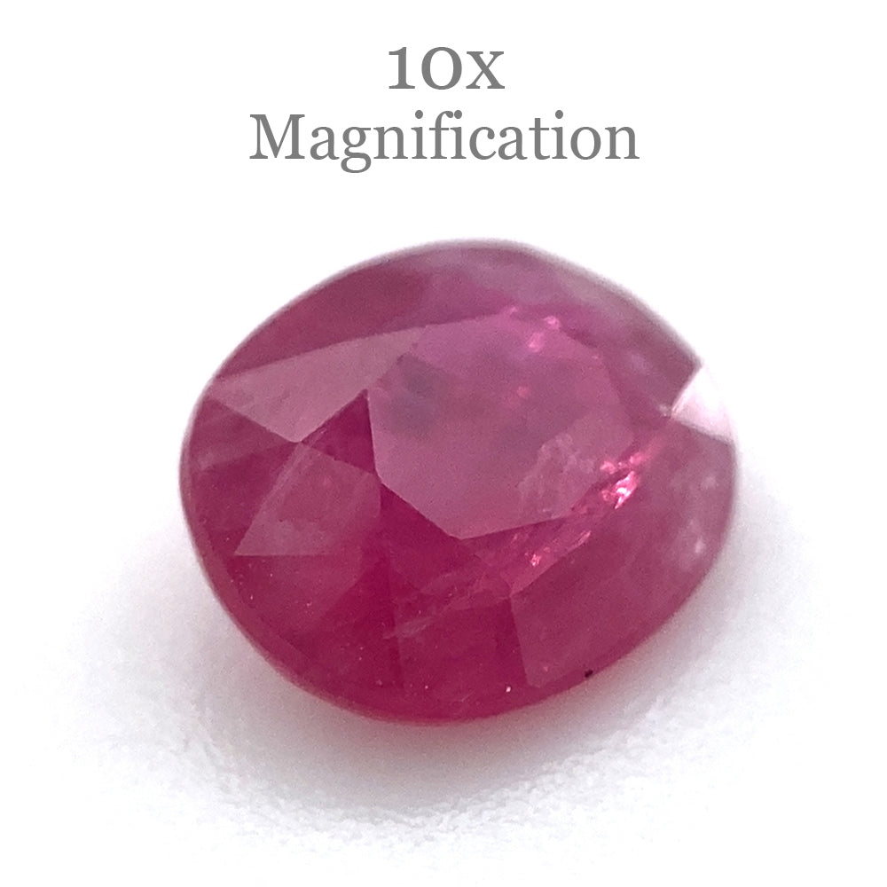 0.97ct Oval Red Ruby Unheated - Skyjems Wholesale Gemstones