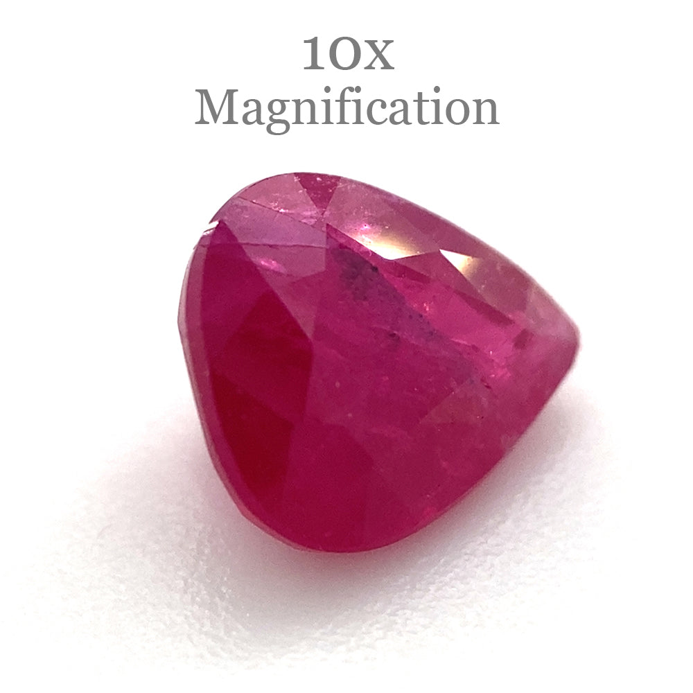 1.07ct Pear Red Ruby Unheated - Skyjems Wholesale Gemstones