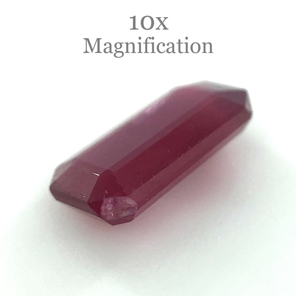 1.23ct Baguette Red Ruby Unheated - Skyjems Wholesale Gemstones