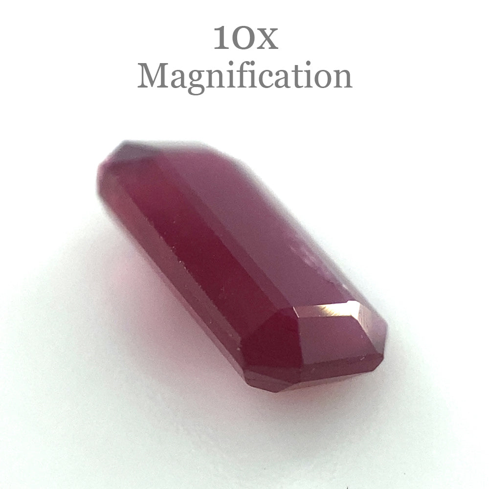 1.23ct Baguette Red Ruby Unheated - Skyjems Wholesale Gemstones