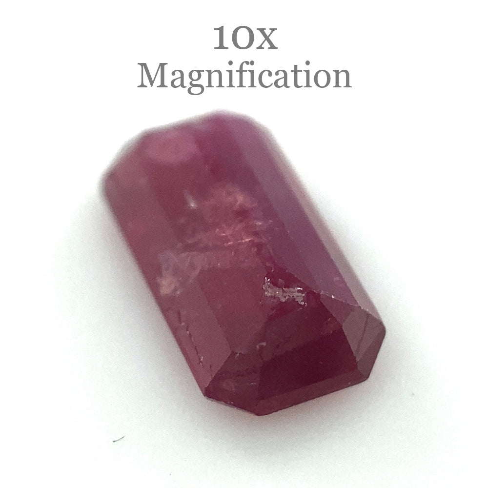 1.23ct Baguette Red Ruby Unheated - Skyjems Wholesale Gemstones