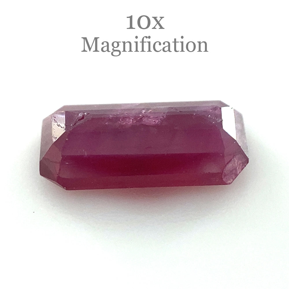 1.23ct Baguette Red Ruby Unheated - Skyjems Wholesale Gemstones