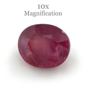1.30ct Oval Red Ruby Unheated - Skyjems Wholesale Gemstones