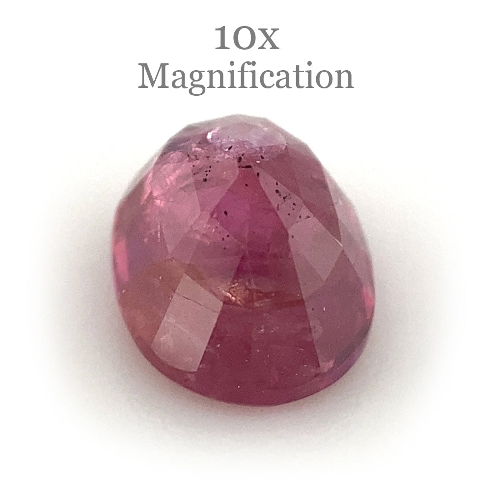 1.30ct Oval Unheated Red Ruby from Madagascar, premium single stone by SkyJems Canadian gemstone experts