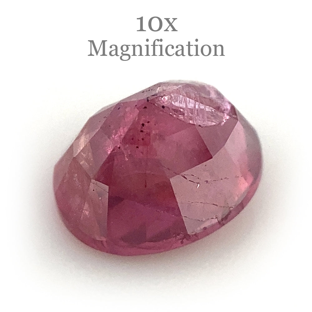 1.30ct Oval Unheated Red Ruby from Madagascar, premium single gemstone by SkyJems Canadian gem specialists
