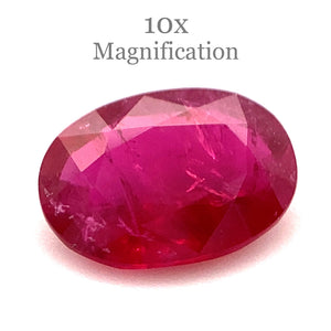 0.84ct Oval Red Ruby from Mozambique - Skyjems Wholesale Gemstones