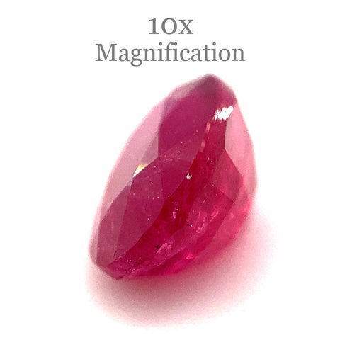 1.27ct Oval Red Ruby from Mozambique