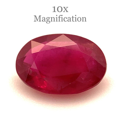 0.87ct Oval Red Ruby from Mozambique - Skyjems Wholesale Gemstones