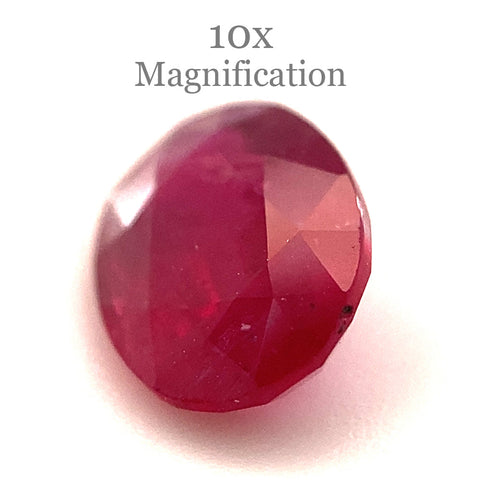0.94ct Oval Red Ruby from Mozambique