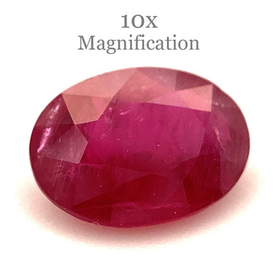 0.94ct Oval Red Ruby from Mozambique - Skyjems Wholesale Gemstones