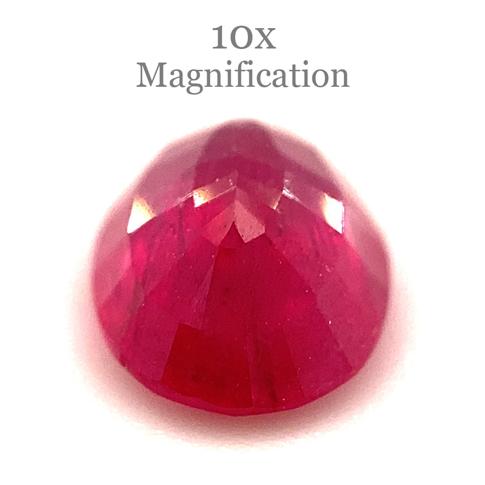 1.00ct Oval Red Ruby from Mozambique - Skyjems Wholesale Gemstones