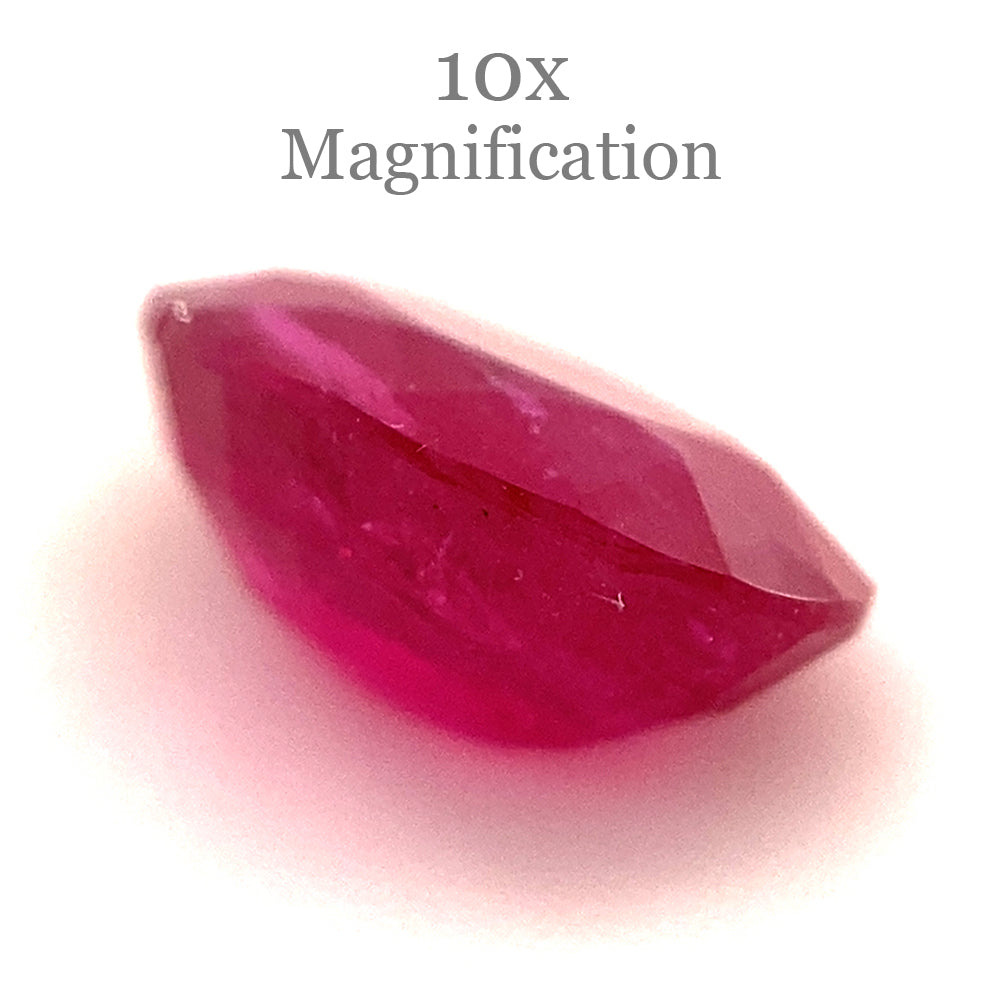 1.00ct Oval Red Ruby from Mozambique - Skyjems Wholesale Gemstones