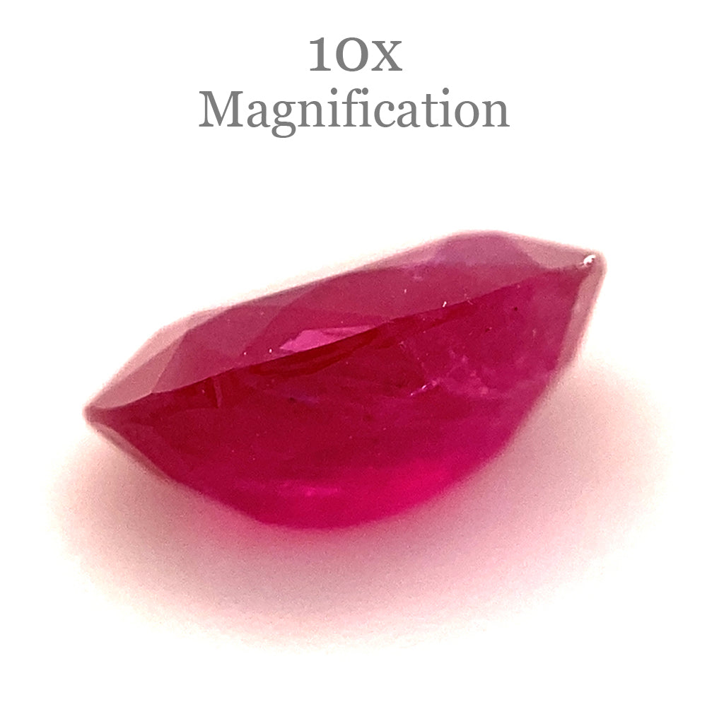 1.00ct Oval Red Ruby from Mozambique - Skyjems Wholesale Gemstones