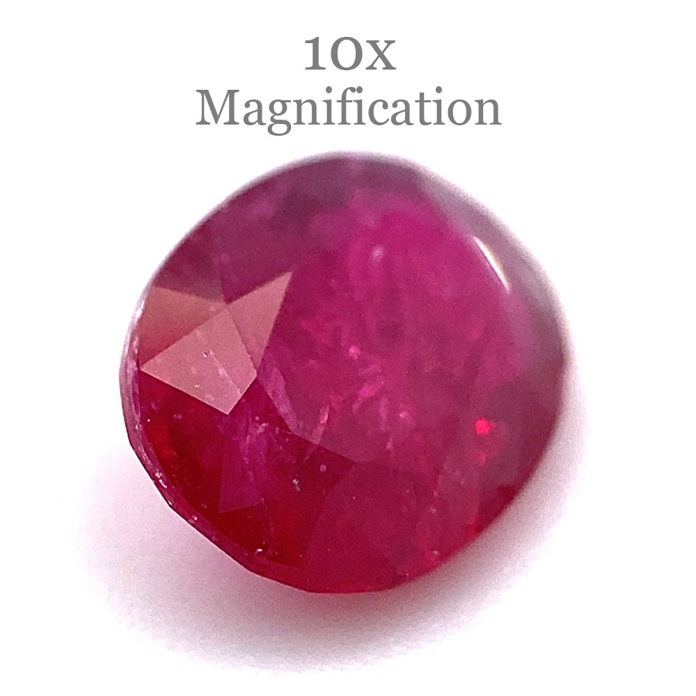 0.90ct Oval Red Ruby from Mozambique - Skyjems Wholesale Gemstones