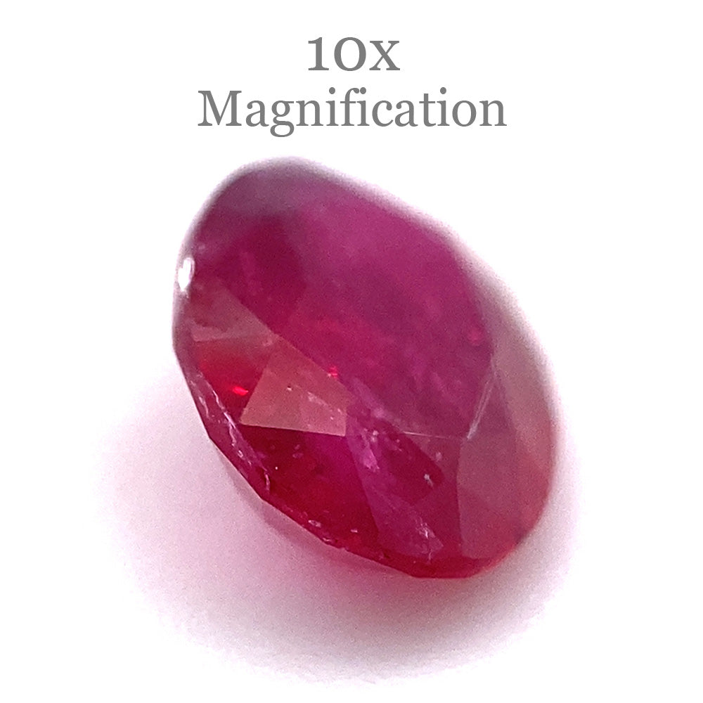 0.90ct Oval Red Ruby from Mozambique - Skyjems Wholesale Gemstones