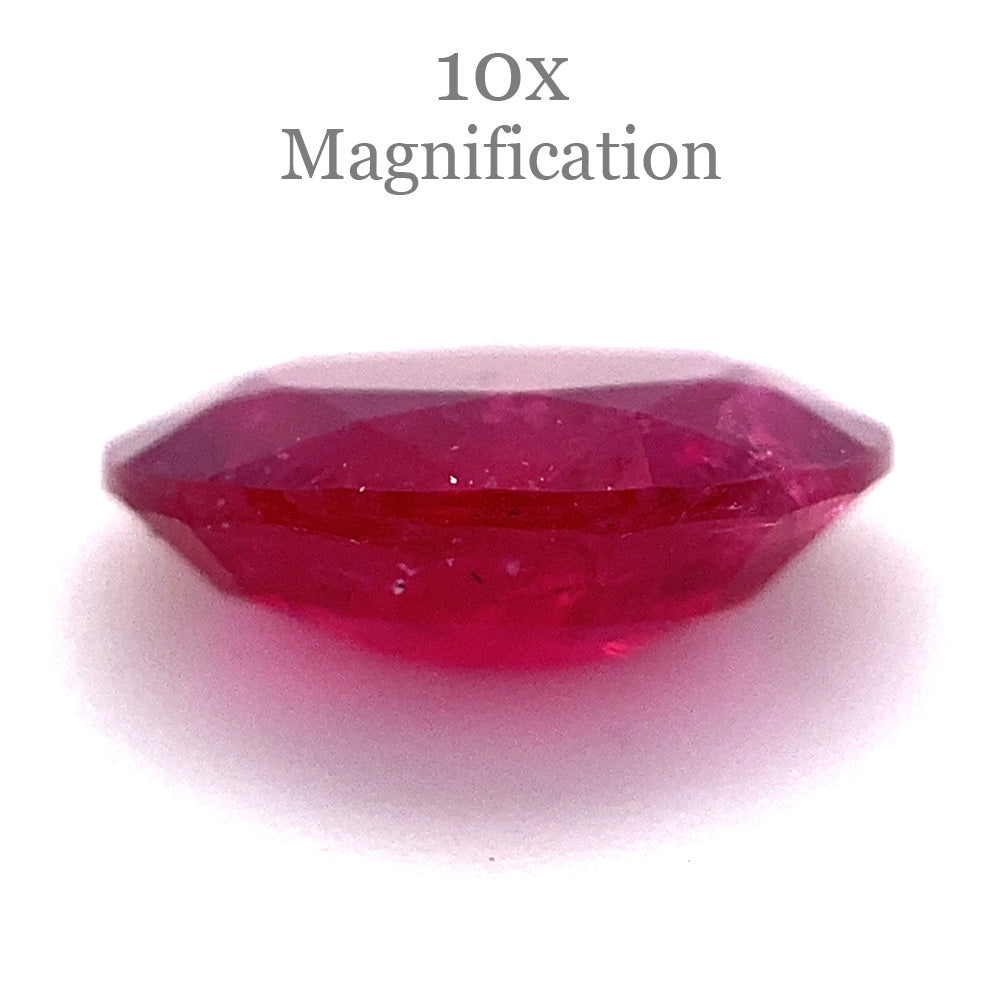 0.90ct Oval Red Ruby from Mozambique - Skyjems Wholesale Gemstones