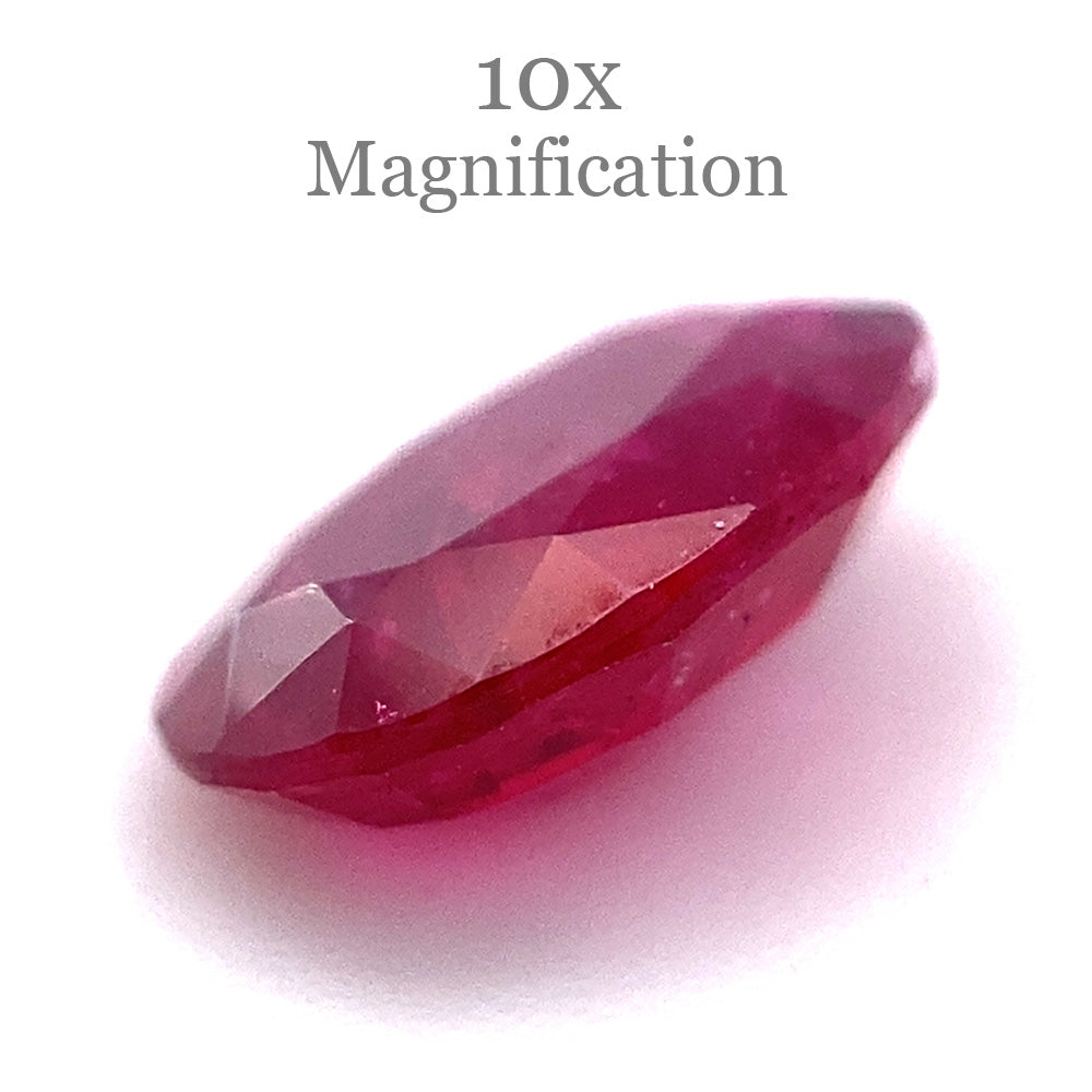 0.90ct Oval Red Ruby from Mozambique - Skyjems Wholesale Gemstones