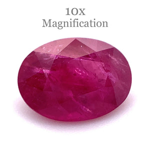 1.04ct Oval Red Ruby from Mozambique - Skyjems Wholesale Gemstones