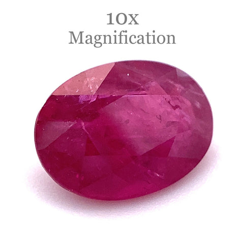1.04ct Oval Red Ruby from Mozambique