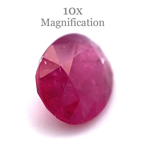 1.04ct Oval Red Ruby from Mozambique