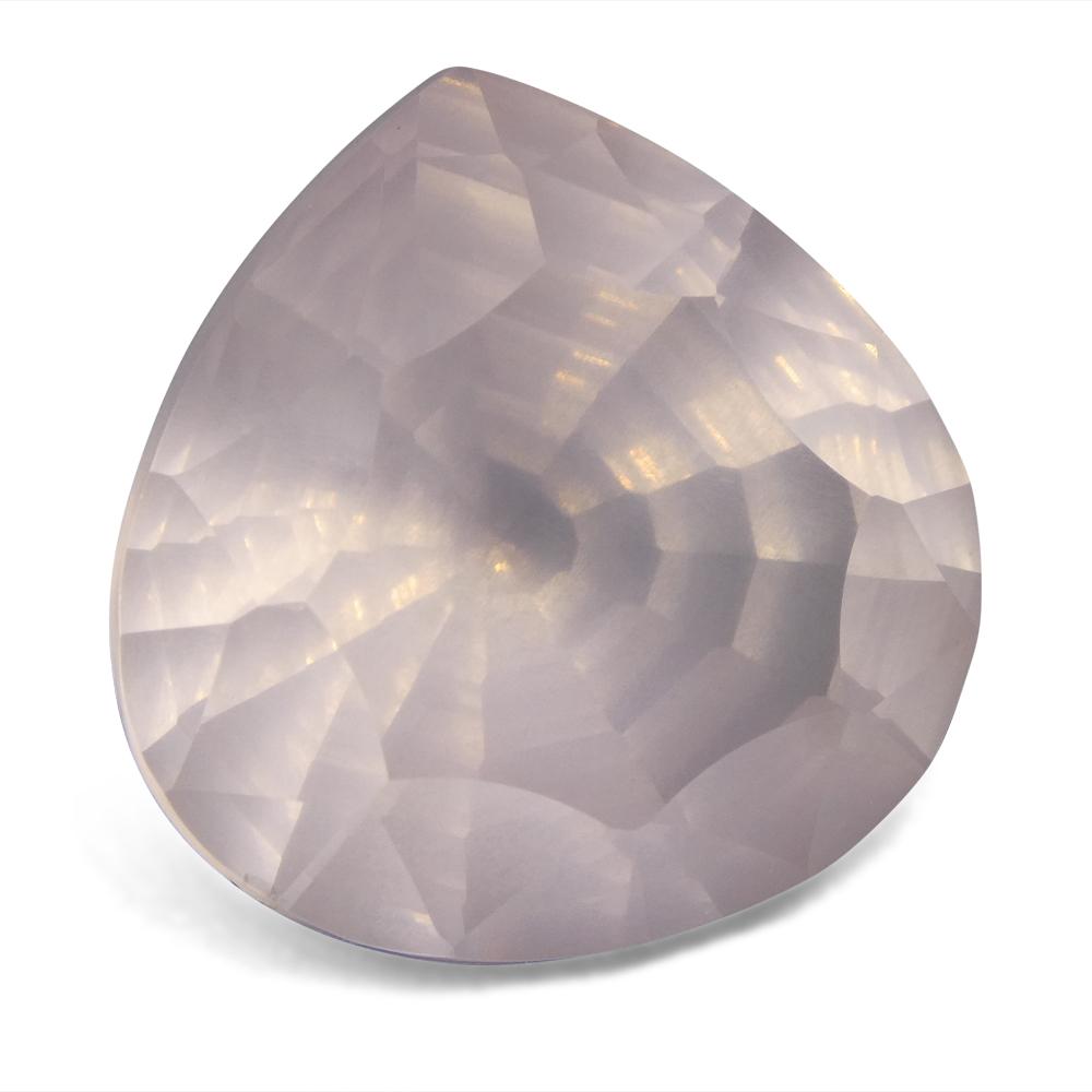 11.11ct Pear Rose Quartz Fantasy/Fancy Cut - Skyjems Wholesale Gemstones