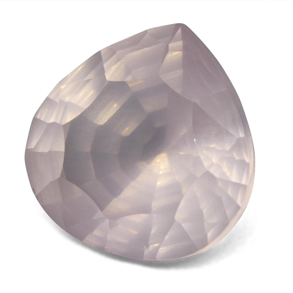 11.11ct Pear Rose Quartz Fantasy/Fancy Cut - Skyjems Wholesale Gemstones