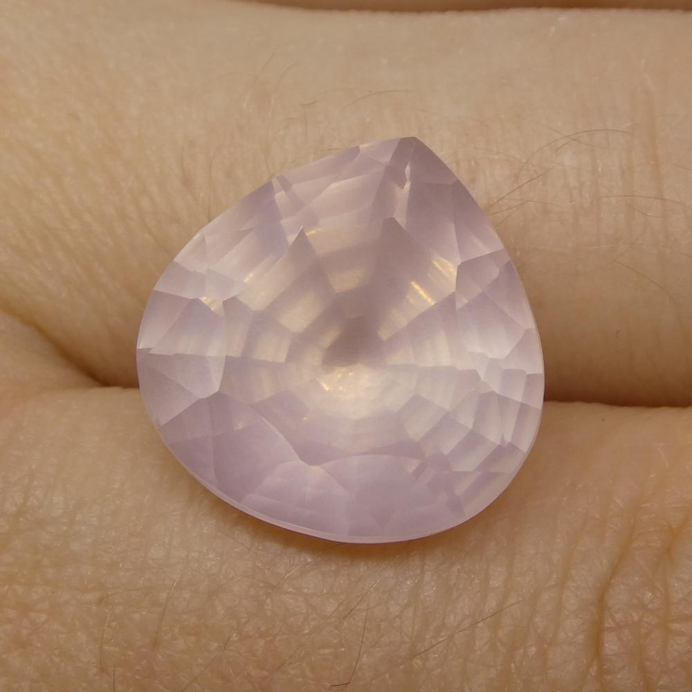 11.11ct Pear Rose Quartz Fantasy/Fancy Cut - Skyjems Wholesale Gemstones