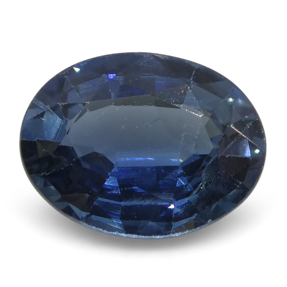 Blue 1.26 ct Oval Sapphire from Kancha, Thailand - Premium Certified Gemstone by SkyJems Canadian Gem Experts