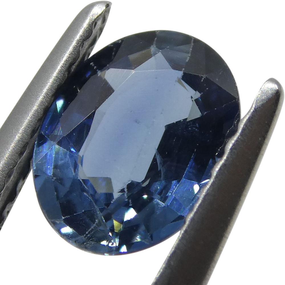 Blue 1.26 ct Oval Sapphire from Kancha, Thailand - Premium Single Stone by SkyJems Gemstones