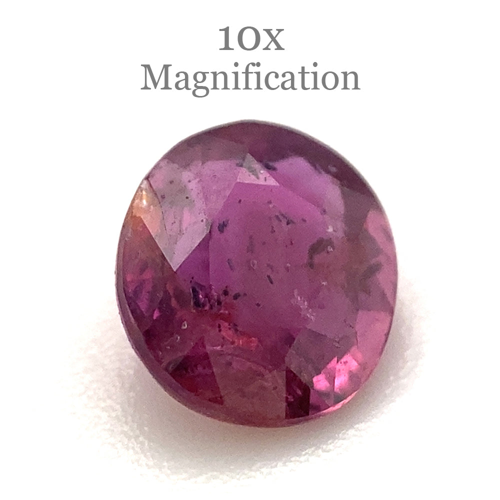 Unheated pink sapphire from Madagascar, 1.00ct oval cut gemstone by SkyJems, premium Canadian colored gem specialists