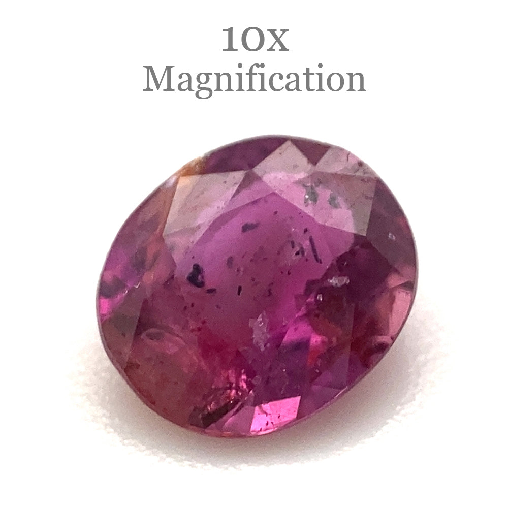 1.00ct Oval Pink Sapphire Unheated - Skyjems Wholesale Gemstones