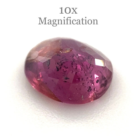 1.00ct Oval Pink Sapphire Unheated