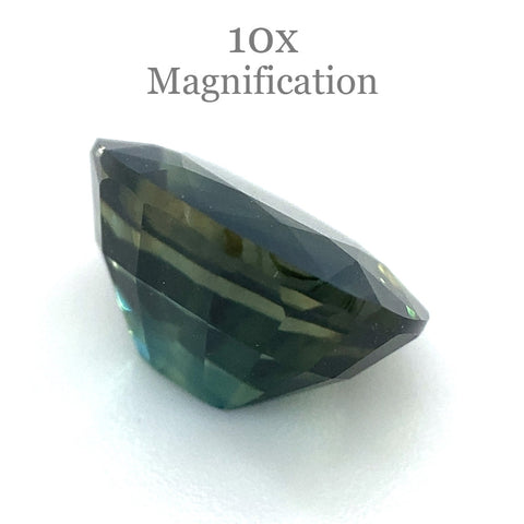 3.3ct Oval Teal Blue Sapphire from Australia Unheated
