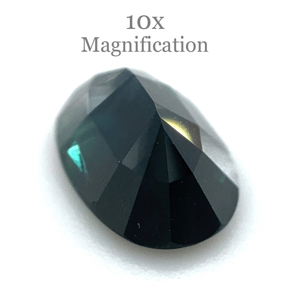 1.87ct Dark Blue Australian Sapphire Oval Cut Gemstone by SkyJems, Rare Corundum Fine Jewelry Stone