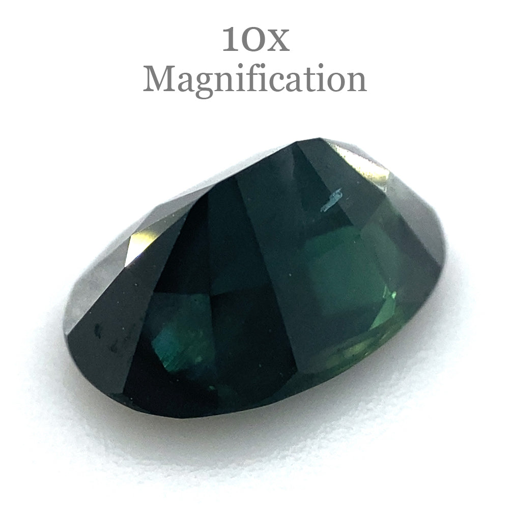 1.87ct Dark Blue Australian Sapphire Oval Cut Gemstone by SkyJems, Rare Corundum Collector's Gem