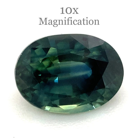 1.14ct Oval Teal Blue Sapphire from Australia Unheated