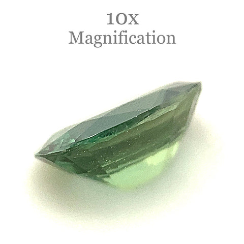 0.89ct Oval Teal Green Sapphire from Australia Unheated