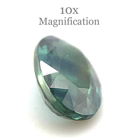 1.16ct Oval Teal Blue Sapphire from Australia Unheated