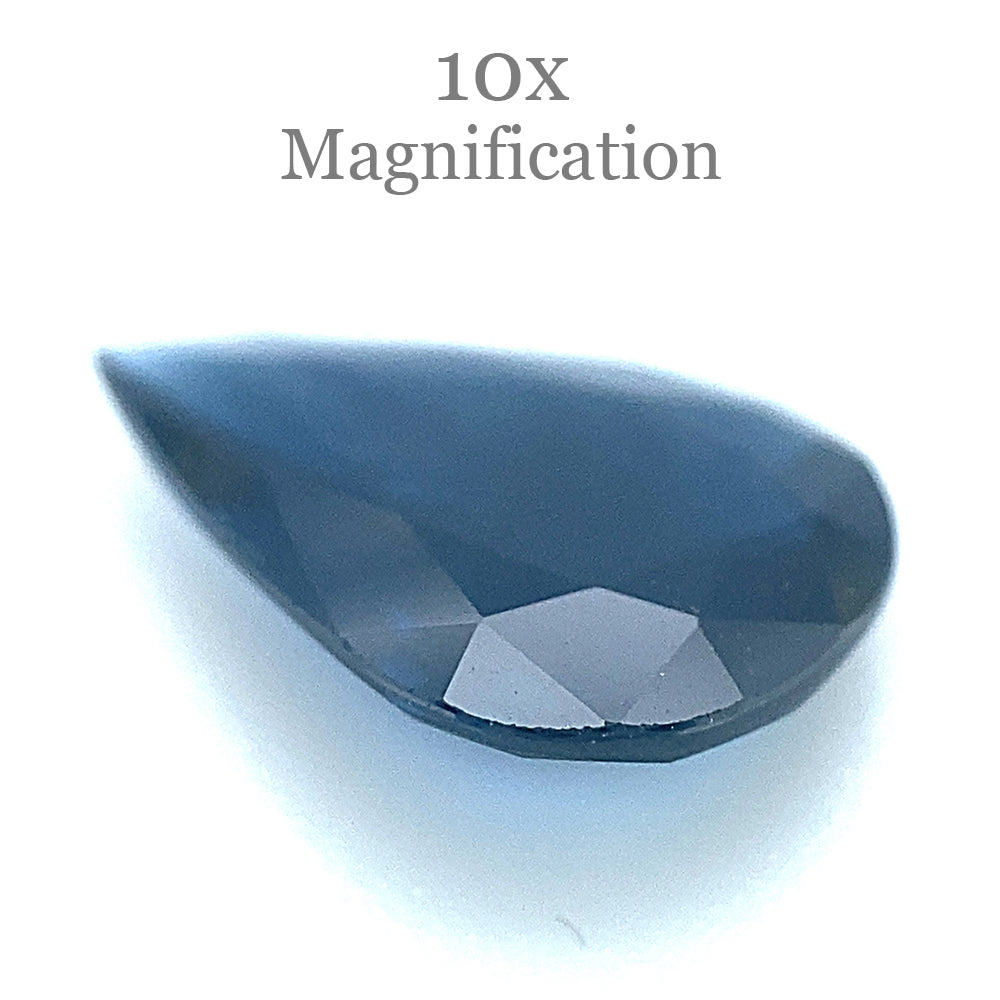 2.08ct Pear Blue Sapphire from Thailand - Unheated Natural Gemstone by SkyJems, Premium Loose Blue Corundum