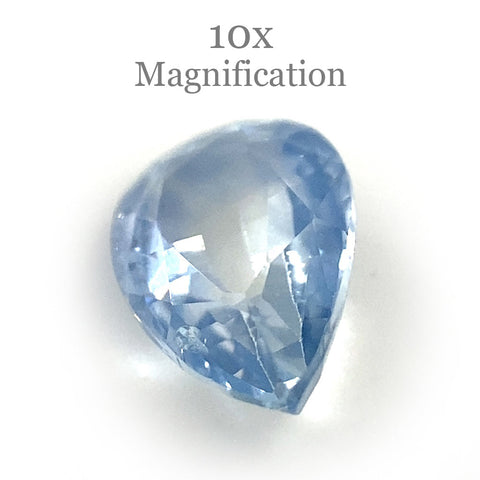 1.18ct Pear Icy Blue Sapphire from Sri Lanka Unheated