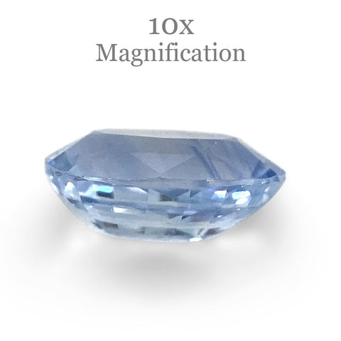 1.32ct Oval Icy Blue Sapphire from Sri Lanka Unheated