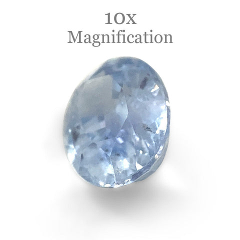 1.45ct Oval Icy Blue Sapphire from Sri Lanka Unheated