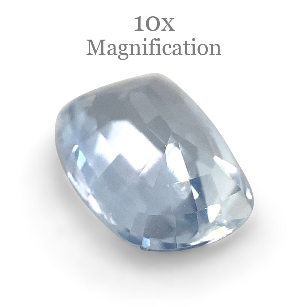 0.82ct Cushion Icy Blue Sapphire from Sri Lanka Unheated - Skyjems Wholesale Gemstones