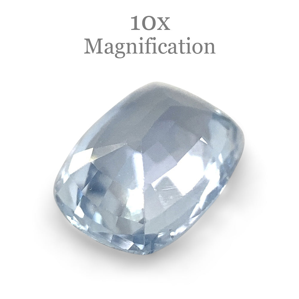 0.82ct Cushion Icy Blue Sapphire from Sri Lanka Unheated - Skyjems Wholesale Gemstones