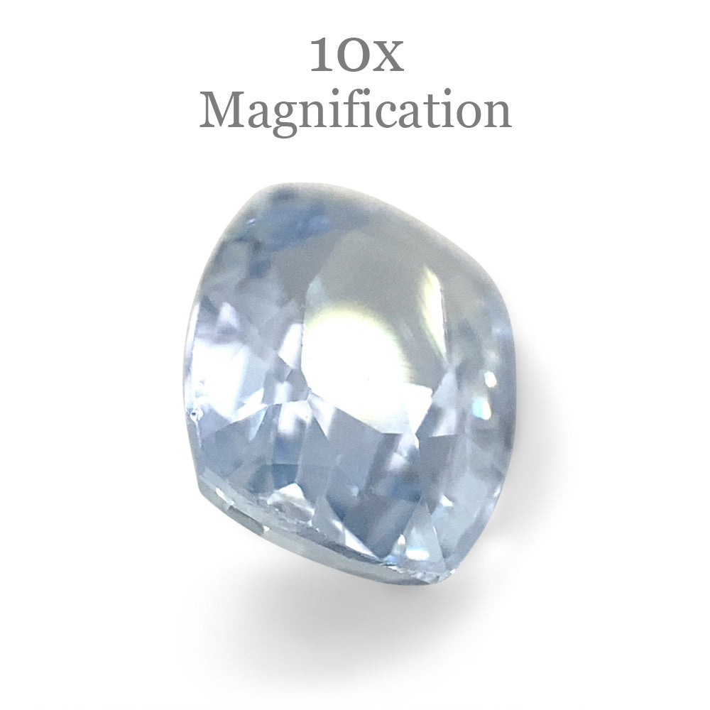 0.82ct Cushion Icy Blue Sapphire from Sri Lanka Unheated - Skyjems Wholesale Gemstones