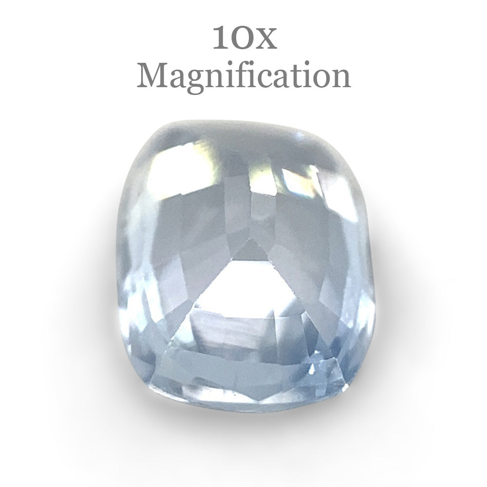 0.82ct Cushion Icy Blue Sapphire from Sri Lanka Unheated - Skyjems Wholesale Gemstones